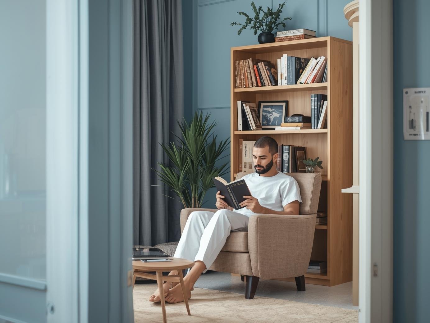ركن القراءة المثالي في المنزل